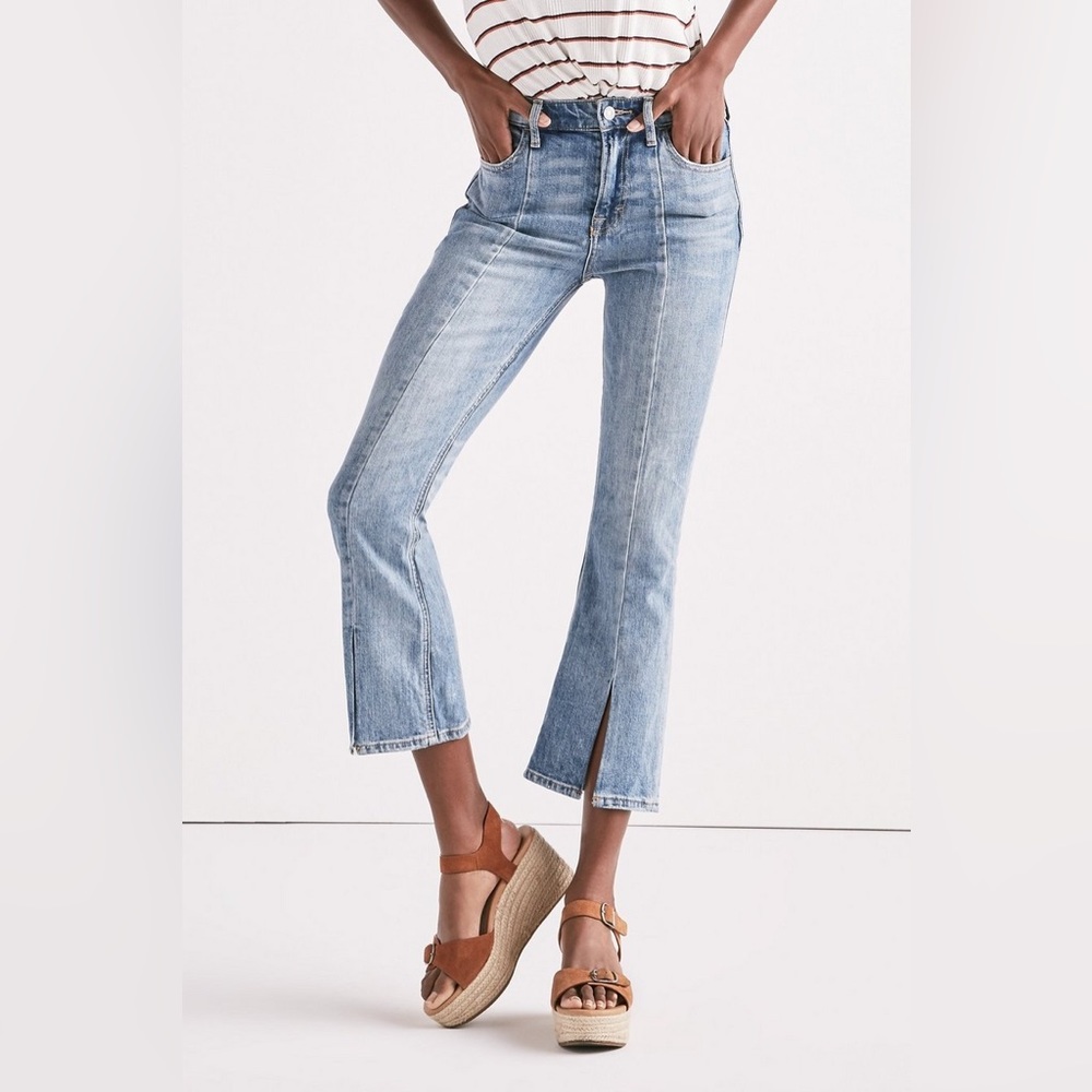 Lucky Brand Bridgette High Rise Mini Boot Jean